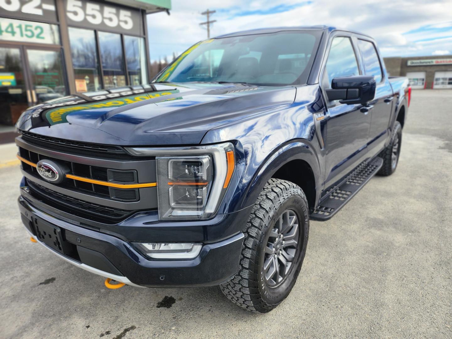 2022 BLUE /BLACK FORD F-150 TREMOR (1FTEW1E81NF) with an 3.5L engine, Automatic transmission, located at 1960 Industrial Drive, Wasilla, 99654, (907) 274-2277, 61.573475, -149.400146 - Photo#2